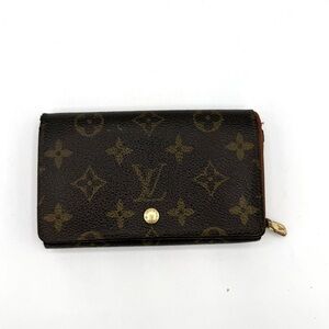Louis Vuitton Monogram Porte-Monnaie Billets Tresor Wallet ✔️Authentic 2002